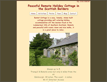 Tablet Screenshot of burnetcottage.co.uk